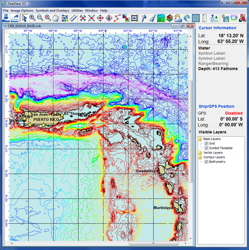 Bathymetry Overlay Desktop Image