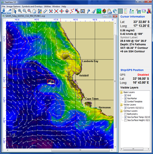 Destop Image showingOceanographic and/or weather overlay