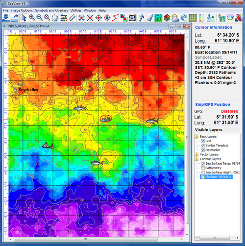 Sea Surface Temperature Cloud-Free Desktop Image